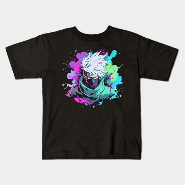 kakashi Kids T-Shirt by sample the dragon